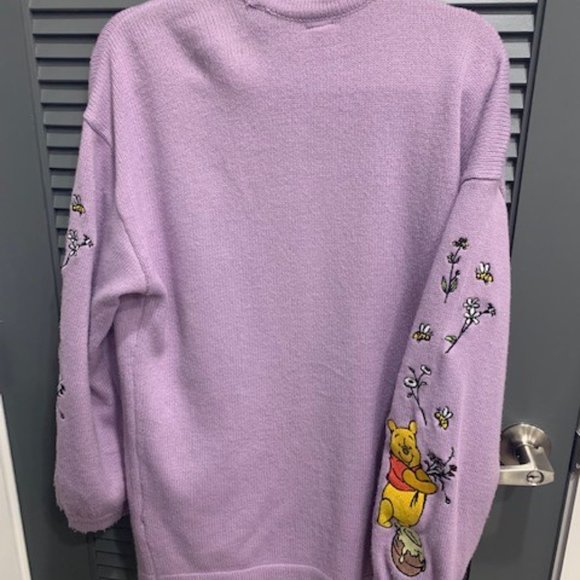 Winnie the Pooh Cardigan oversized embroidered hunny pot - Picture 5 of 6